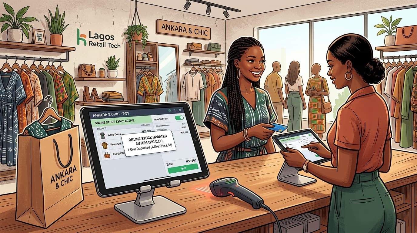 Point of sale and online storefront real-time inventory synchronization