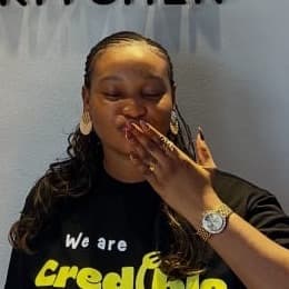 Chukwudire Onyinyechi, owner of Credible Kitchen