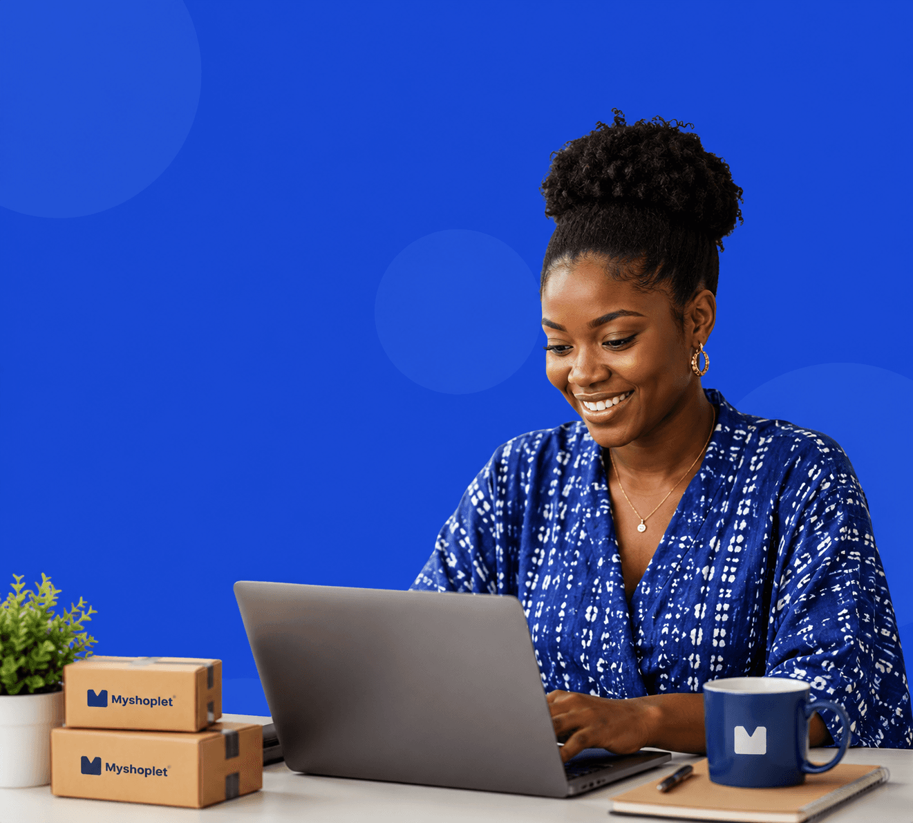 Seller using Myshoplet